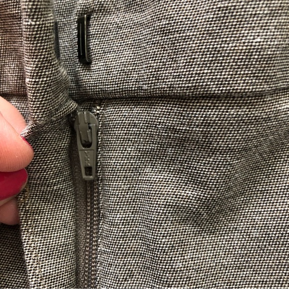 RW&CO Slim Leg Ankle Length Suit Pant Linen Blend Signature Fit Dressy Size 6 - Picture 6 of 16